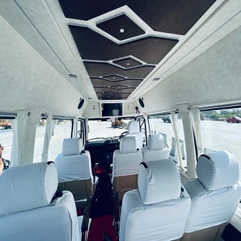 Luxury tempo traveller for rent in bangalore airport near bengaluru