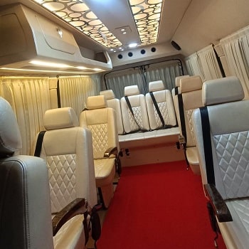 9 seater maharaja tempo traveller bangalore