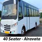 Travels office to rentals in Bangalore along with 40 seater bus