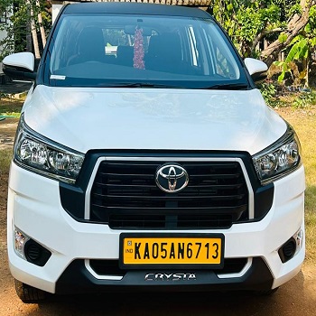 Innova crysta for rent in bangalore airport near me